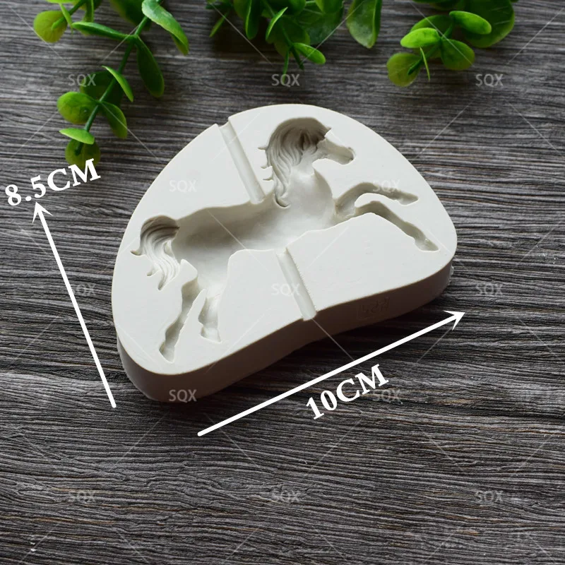 Силиконовая форма в форме карусели для помадки инструменты украшения тортов