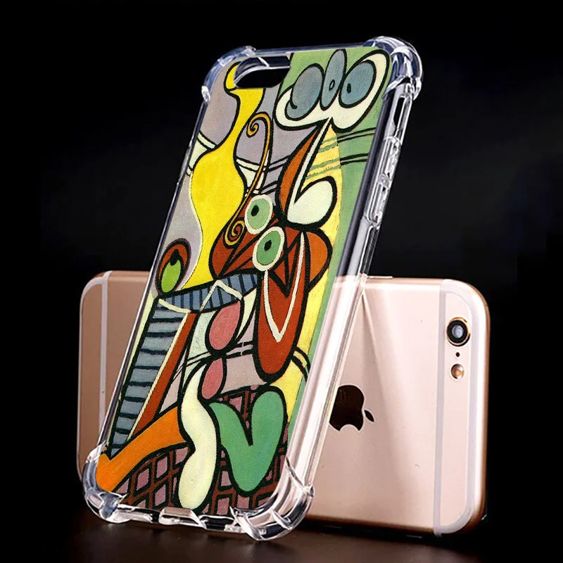 Lotezly для iphone 6S корпус толщиной прозрачный Soft Shell утолщение воздуха сумка