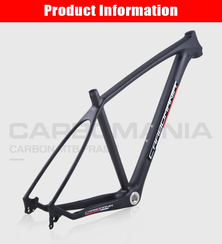 Carbomania рама карбоновая для горного велосипеда 29er китайская карбоновая mtb велосипедная Рама T800 карбоновая рама 29 дюймов карбоновая рама BSA