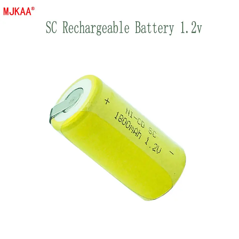 12 шт MJKAA Размер SC 1 2 V 1800mAh Ni-MH аккумуляторная батарея | Электроника