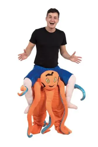 Octopus Новинка, костюмы для косплея, Одежда для животных, одежда для катания на мне, одежда для маскарада, одежда для Хэллоуина, рождественской вечеринки - Цвет: Octopus
