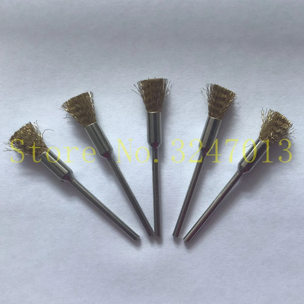 

100pcs/set Pen bristle brush Brass Wire Brush For Dremel Rotary Tools