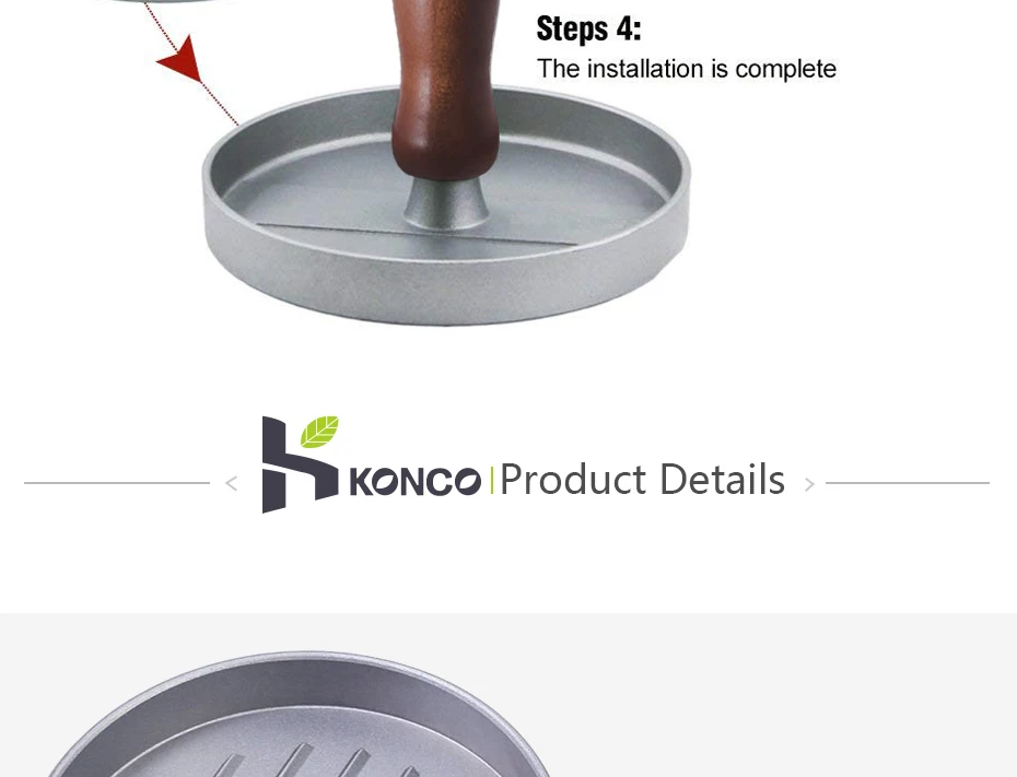 KONCO антипригарное мясо для гамбургеров пресс-машина инструмент котлета для бургеров форма идеально мясо изготовление пирога для барбекю, аксессуары для гриля
