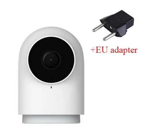 Новейшая смарт-камера Xiaomi Aqara G2 1080P Gateway Edition Zigbee связь смарт-устройств IP Wifi Беспроводная облачная Домашняя безопасность - Цвет: add EU adapter