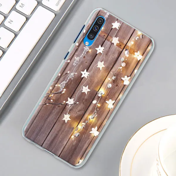 02 Пейзаж Зима светильник снег чехол КРЫШКА ДЛЯ samsung Galaxy A30 A40 A50 A70 A6 A8 плюс A7 A9 M30 чехол для телефона Coque - Цвет: 02