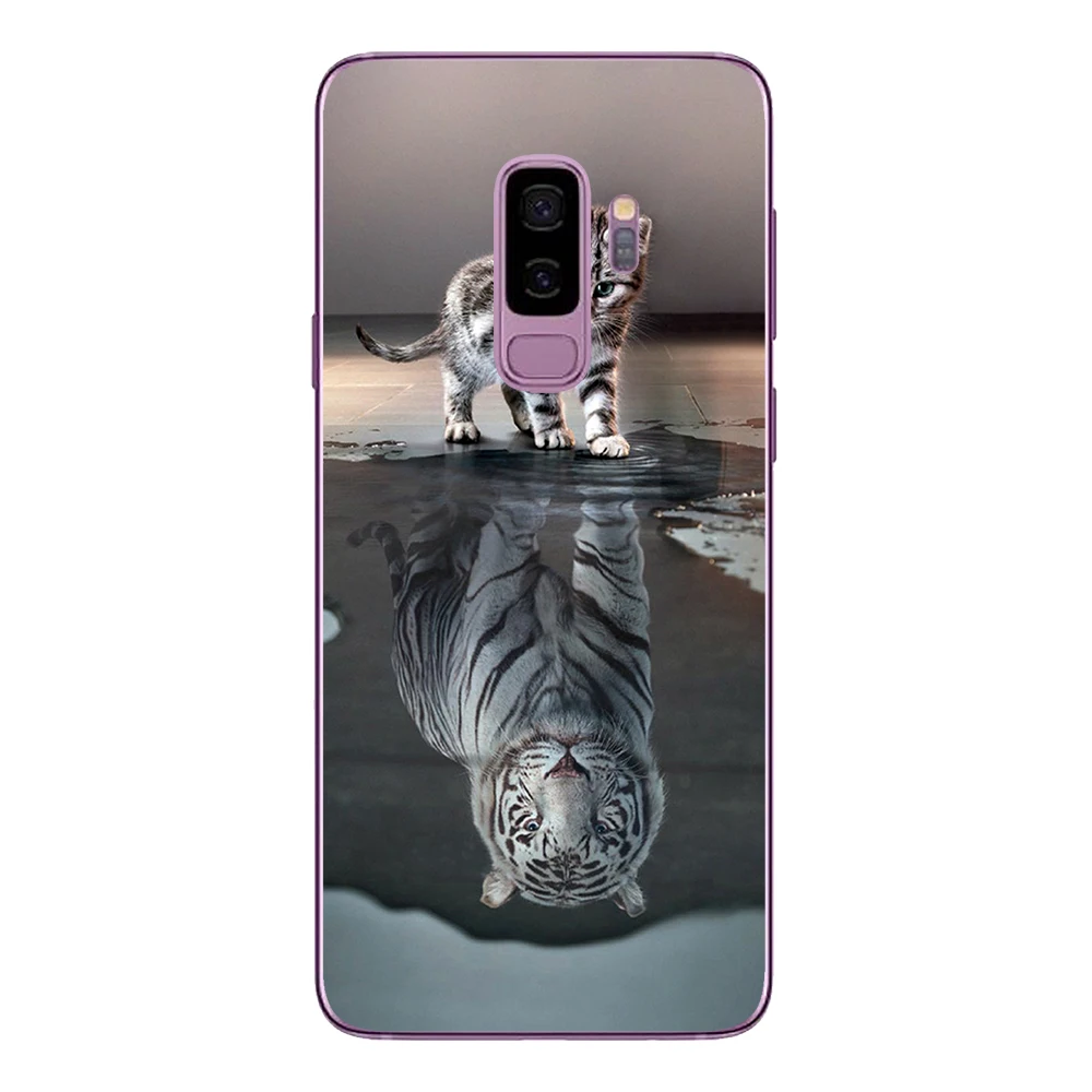 Мягкий чехол из ТПУ для Samsung Galaxy S7 Edge S8 S9 Plus силиконовый защитный телефона с