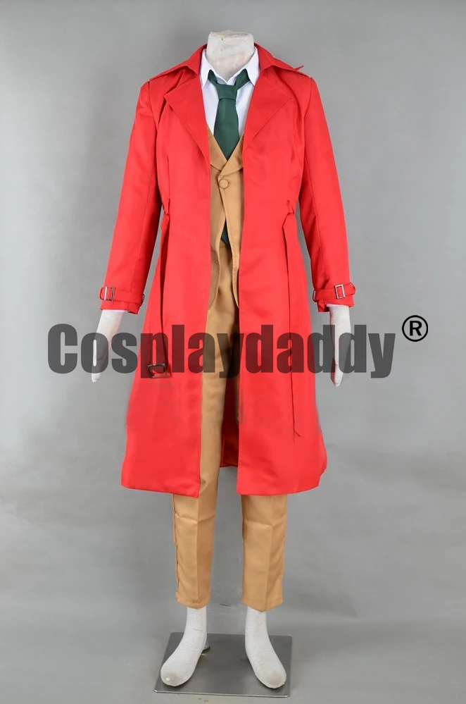 Lupin III инспектор Zenigata Koichi 2015 ТВ Ver. Костюм униформы для косплея F006|Костюмы аниме| |