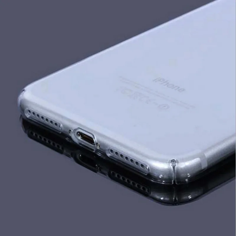 0 3 мм супер тонкий прозрачный чехол для iPhone 7 6s plus все включено Кристальный