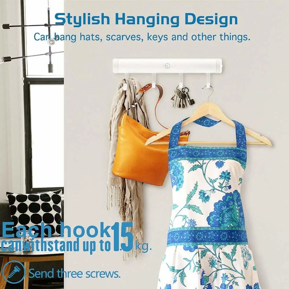 Светодио дный кабинет лампа движения PIR Сенсор косметическое зеркало для макияжа