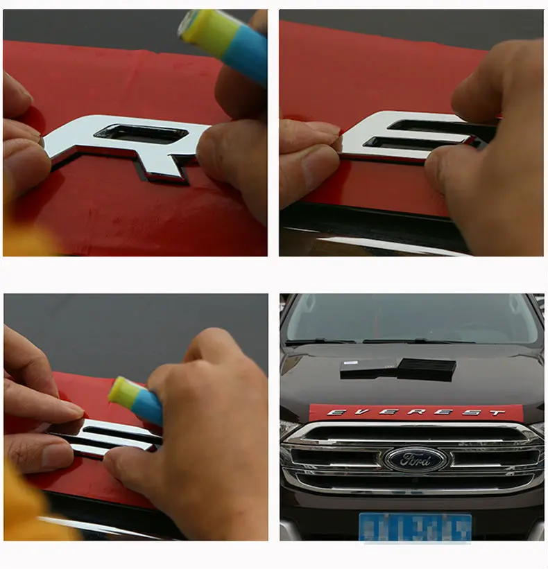 Высокое качество EVEREST хромовый Логотип для FORD EVEREST