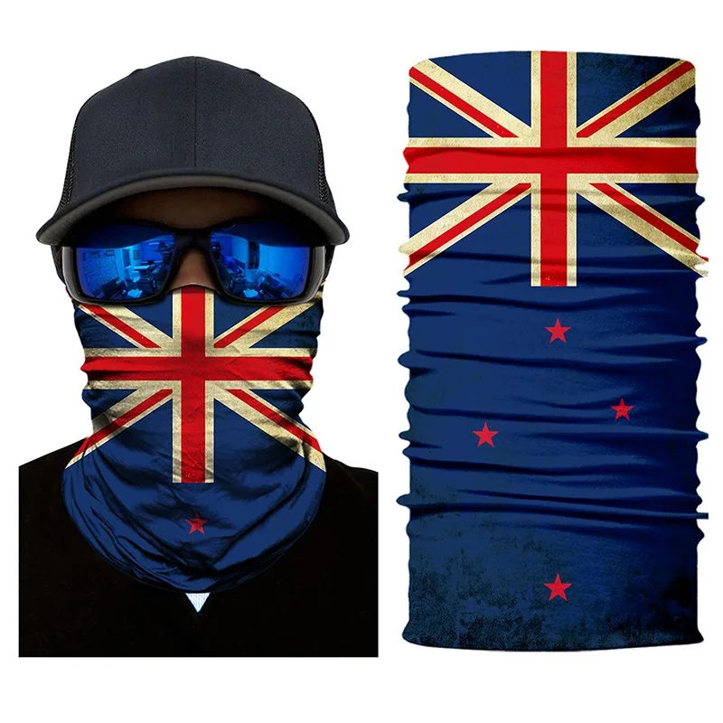 Australia 3d-повязка на голову для велоспорта с национальным флагом, повязка на шею для бега, рыбалки, Балаклава на открытом воздухе, маска для лица с флагом страны, бесшовные банданы - Цвет: Australia