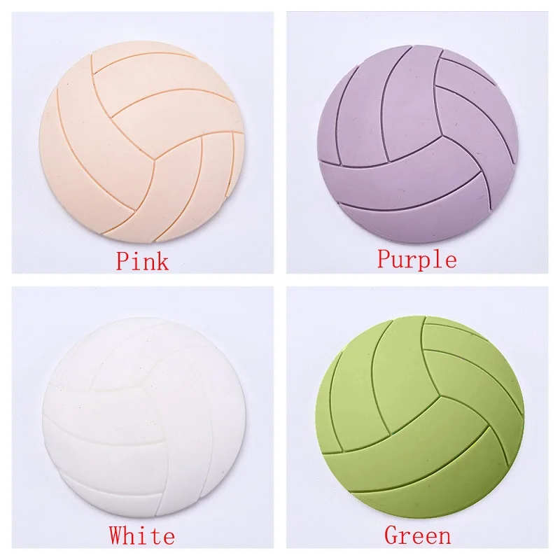 Уплотненная Бесшумная дверная палка цветная ручка для волейбола бампер буферная