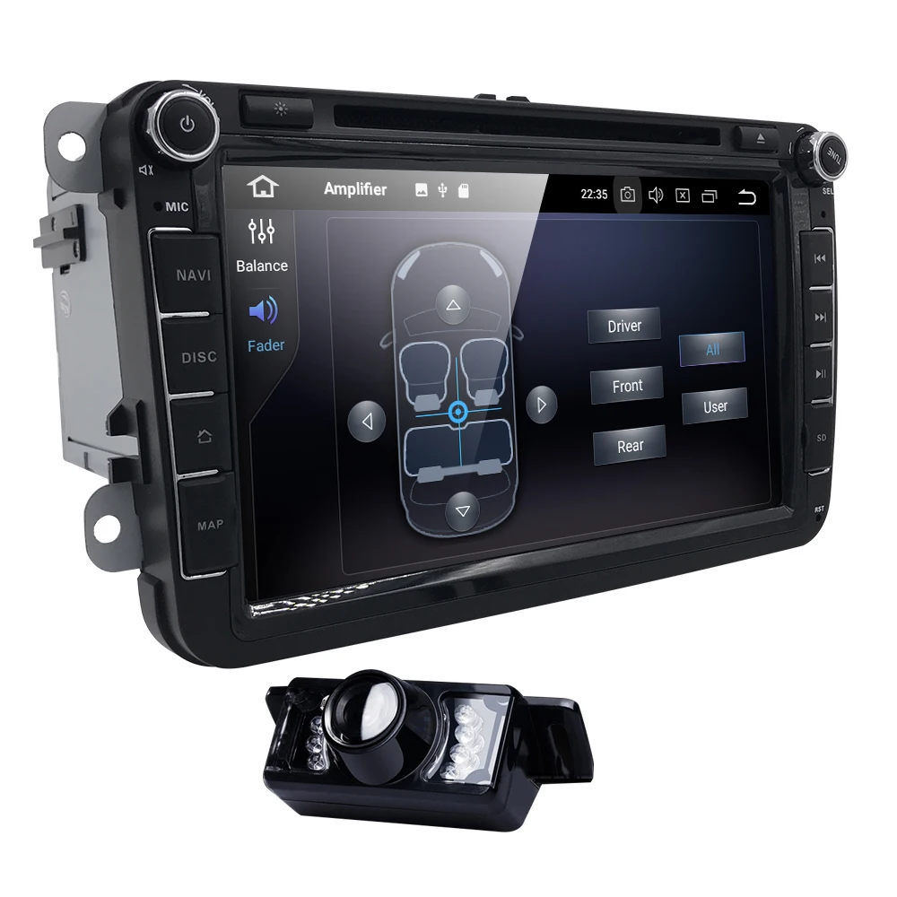 Двойной 2 din Android 8 0 Автомобиль Радио DVD помощи при парковке для VW passat b6 B5 T5 skoda Superb