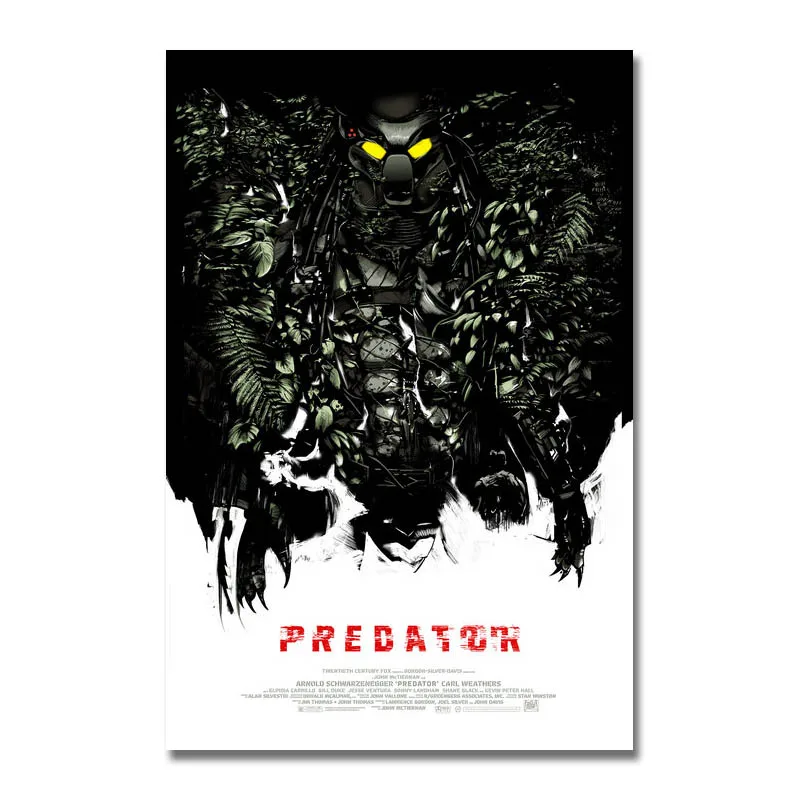 Picture 8 Художественный шелк или холст печать Хищник горячий постер фильма 13x20 24x36 дюймов для украшение комнаты-006 - Цвет: Picture 8