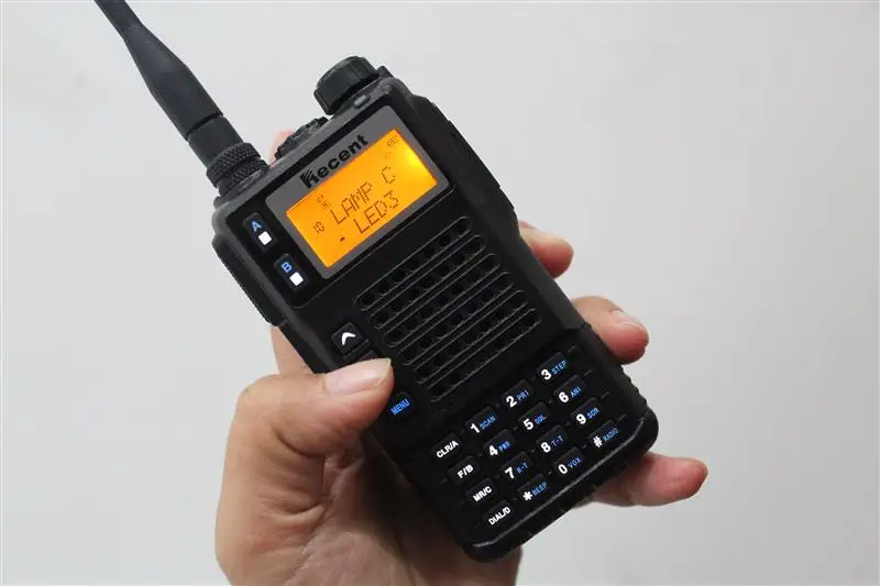 TS689 10 ватт мощность трехдиапазонная рация двухсторонний радиопередатчик с DTMF/ANI/Scramble функция+ литий-ионный аккумулятор