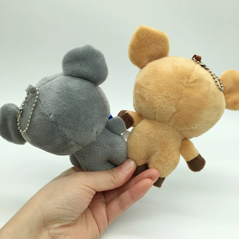 1 шт. 12 см Kawaii галстук бабочка свинья плюшевая сумка подвеска игрушки мягкие