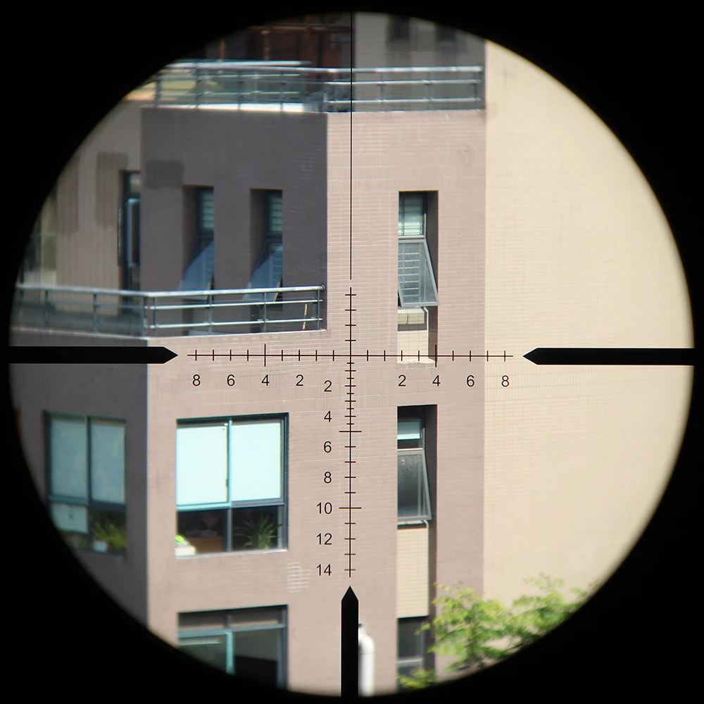 KANDAR KH 4-12x42 AOE охотничий прицел красный светящийся стеклянный травленый