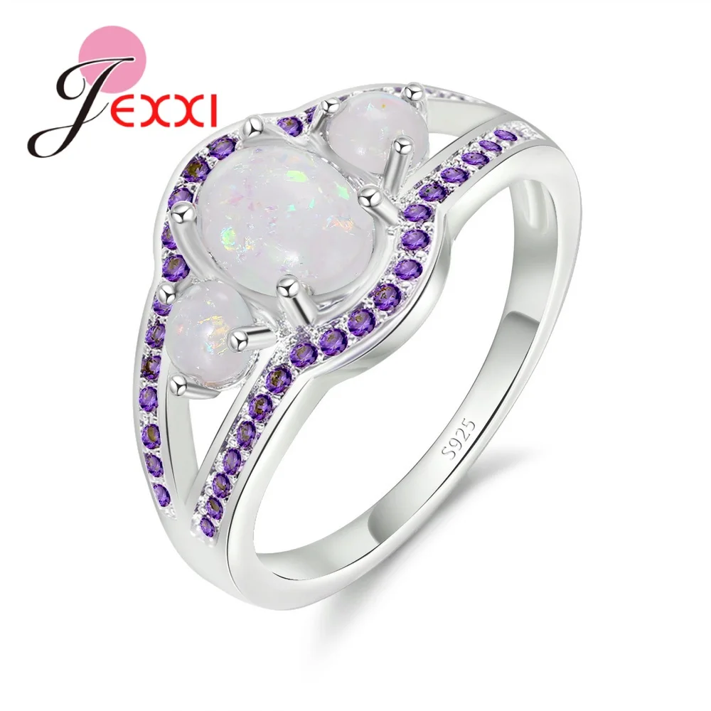 

Hot Sale 2 Colour Cubic Zirconia Crystal 925 Sterling Silver Geometric Ring For Women Girls Engagement Jewelry Wholeale