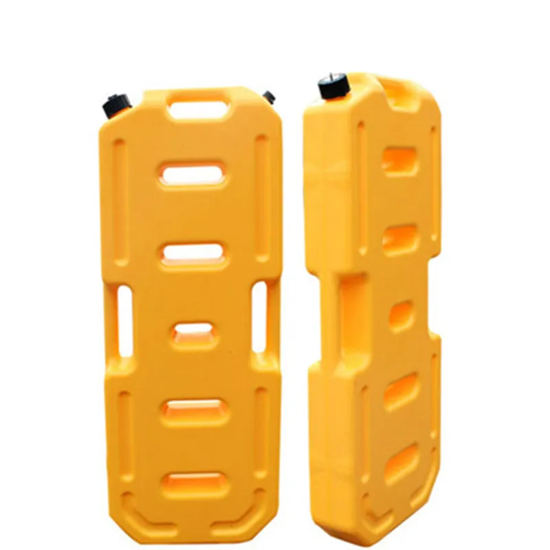 20L Yellow 20л литровый топливный бак, канистра для масла, бензиновый дизельный бак для хранения, запасная трубка, пластиковый бензиновый автомобиль, мотоцикл, грузовик, автомобиль, канистра - Название цвета: 20L Yellow