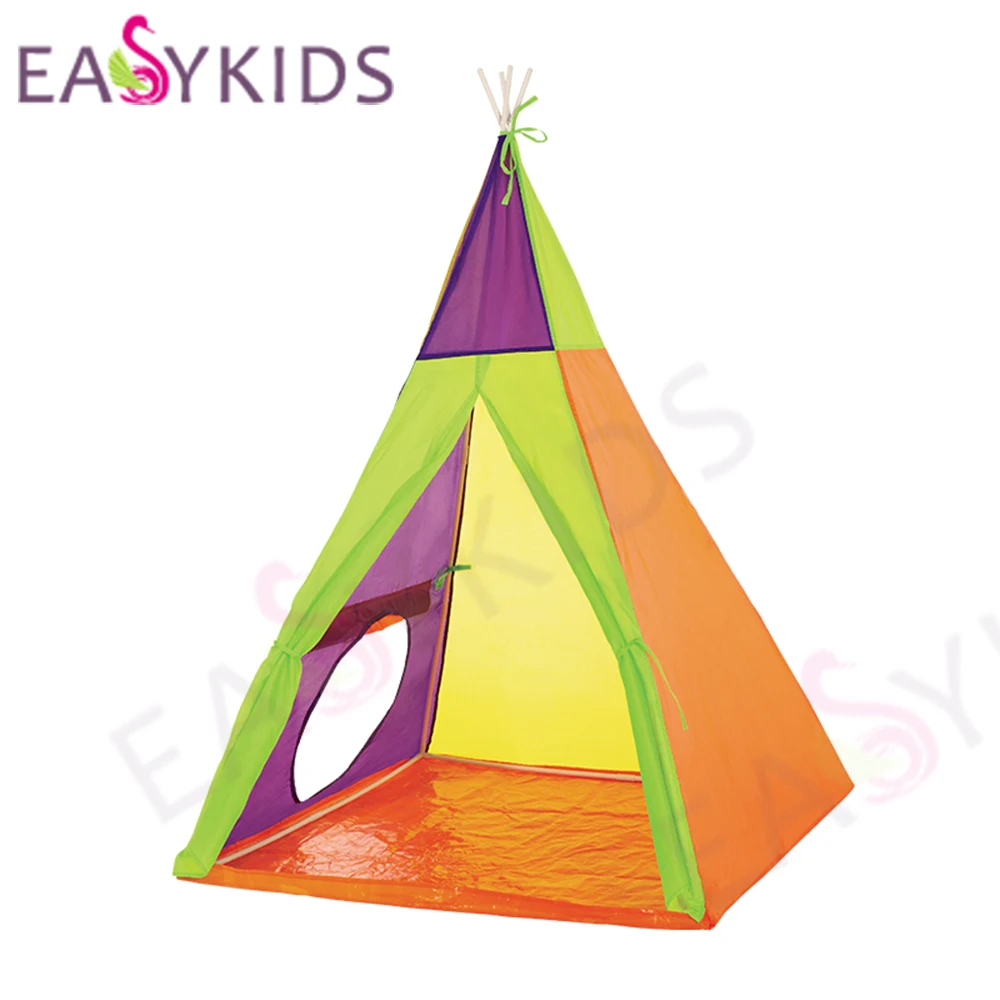 2 стильные горячие натуральные индийские узоры палатка для детей Teepees