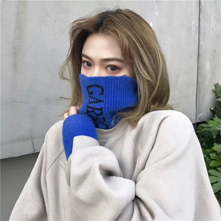 Autumn Winter Korean Women's Clothing Runaway Harajuku Oversize Hoodies High Collar Long Sleeve Loose Top Sweatshirt Pullover