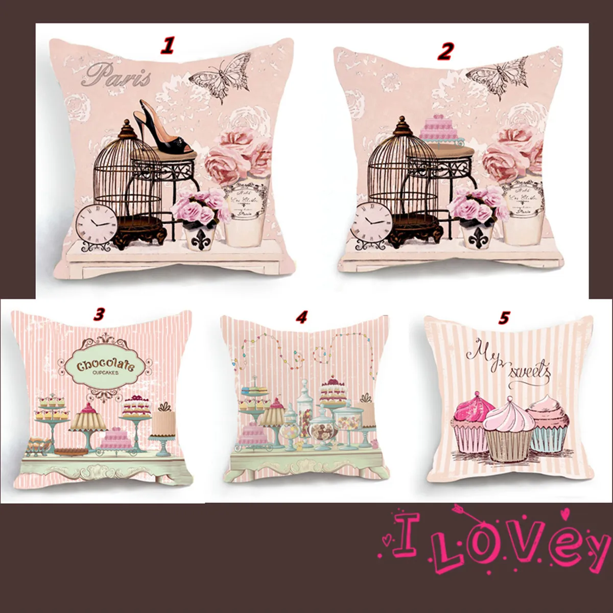 Наволочка для подушки в винтажном стиле с цветочным рисунком наволочка розовым