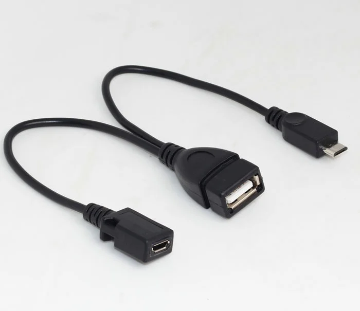 100 шт./лот Micro USB OTG HOST кабель с микро питания | Электроника