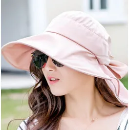 Которая в душ Женская Складная широкая с защитой от ультрафиолета Brim Sun Hat Защита