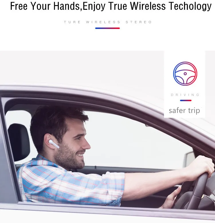 Беспроводные наушники i7 i7s TWS Bluetooth наушники спортивные Наушники Громкая связь Fone de ouvido шумоподавление гарнитура с микрофоном