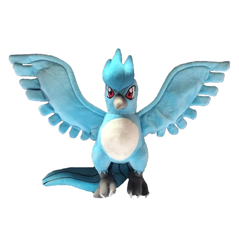 Японские Мультяшные аниме игрушки Articuno Мягкие плюшевые плюшевая кукла подарки