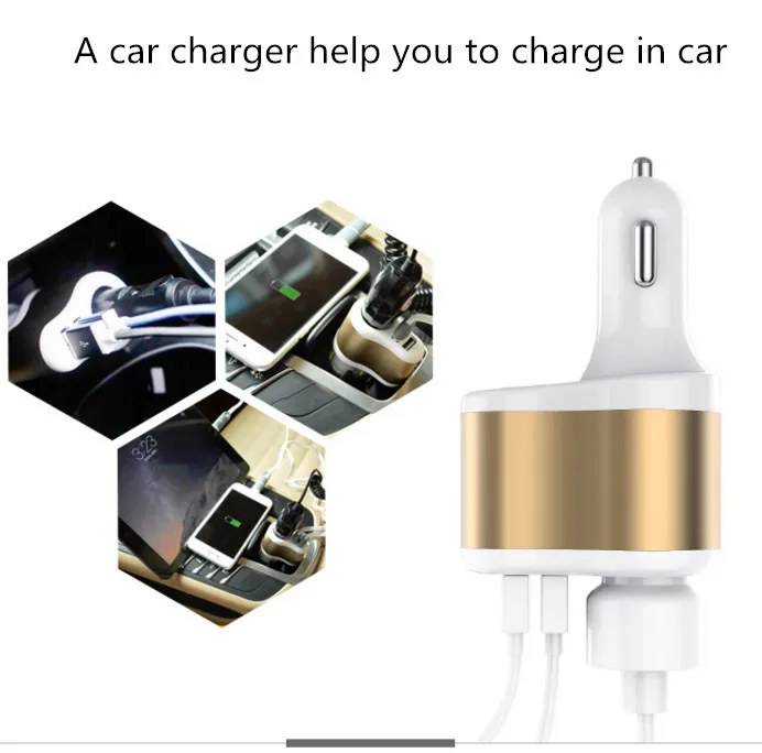 Заводская цена Автомобильное зарядное устройство высокая эффективность Dual USB |