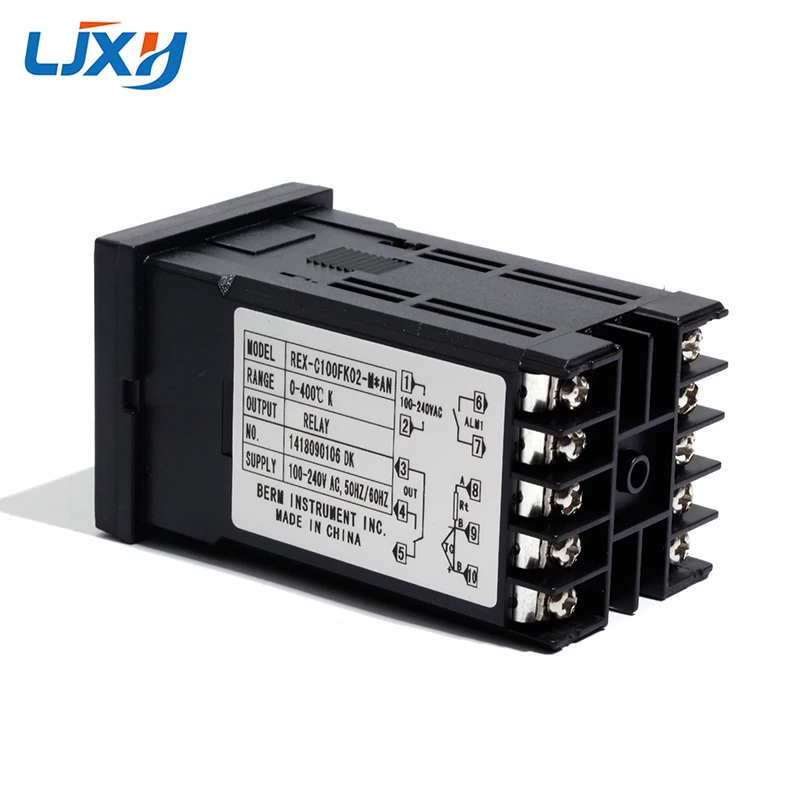 LJXH релейный выход REX-C100 термостат pid регулятор температуры 100-240VAC с 1 м M6 тип резьбы K термопары