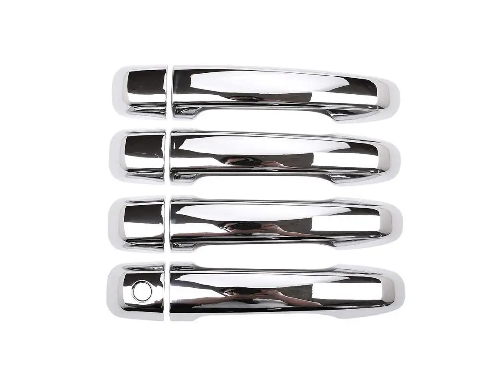 

Для Toyota Tundra Crew Max 2007-2016, для Toyota Sequoia 2008-2015, полированная ABS крышка для наружной дверной ручки автомобиля, аксессуары для отделки