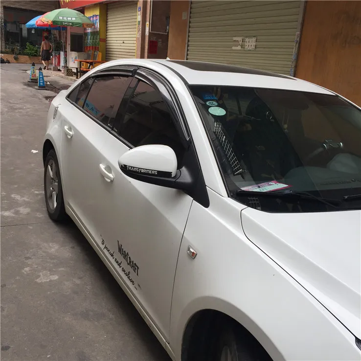 Пластиковый оконный козырек для Cruze вентиляционные оттенки защита от солнца и