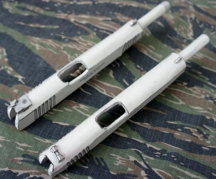 Colt M1911A1 пистолет Бумажная модель оружие пистолет 3D ручной работы рисунки огнестрельное оружие военные Пазлы игрушка