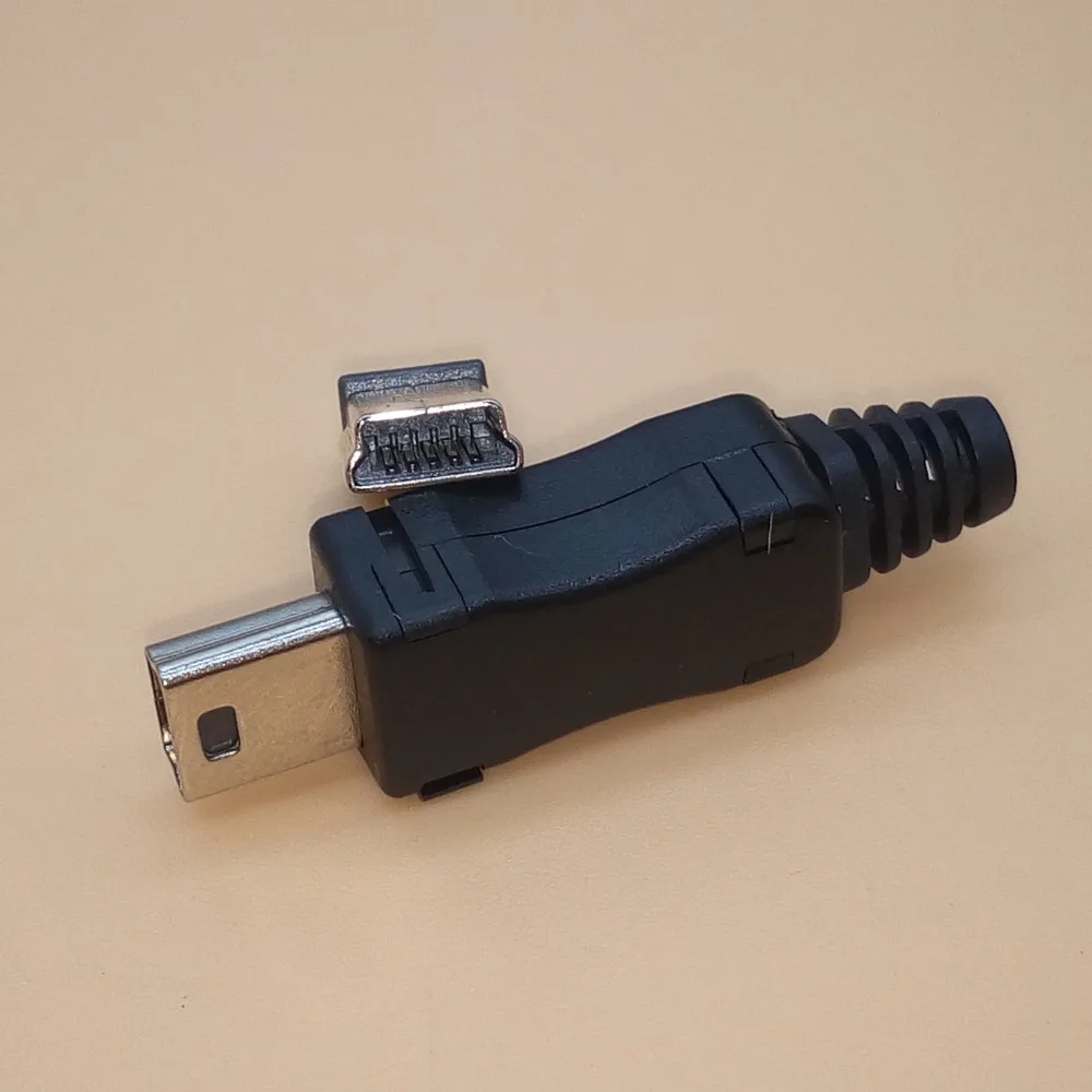 10 комплектов мини Usb 4 в 1 Тип 5Pin сварочный штекер адаптер черный для видов DIY |