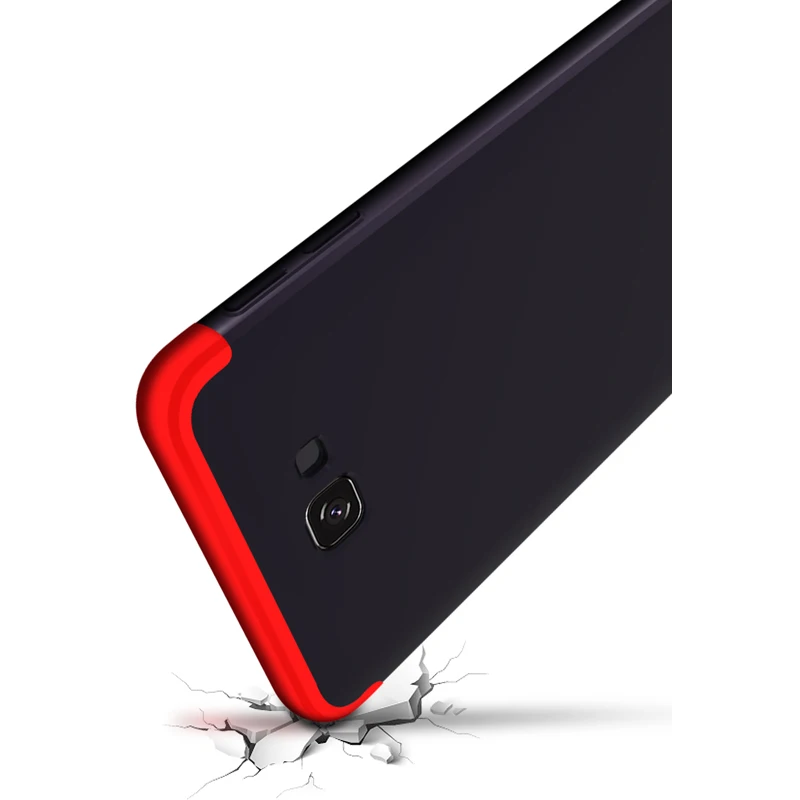 Для Samsung Galaxy J7 Prime чехол 360 полная защита Жесткий ПК ультра тонкий для Чехол