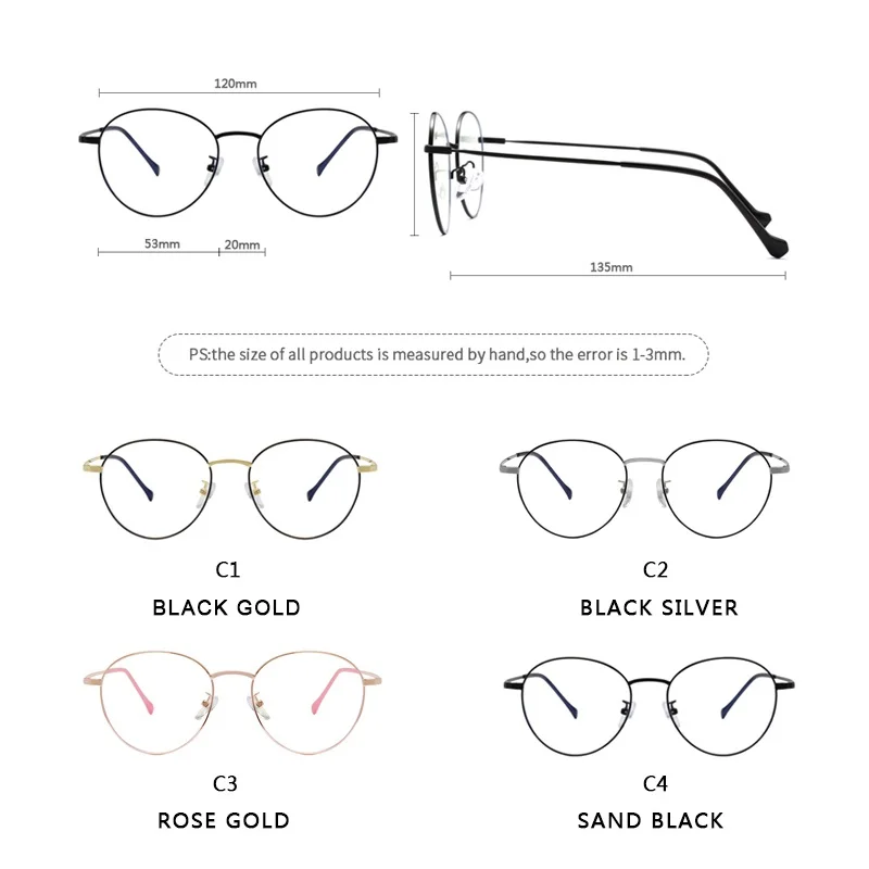 Прозрачные оправы для очков женщин негабаритных Круглый бренд дизайн оптические