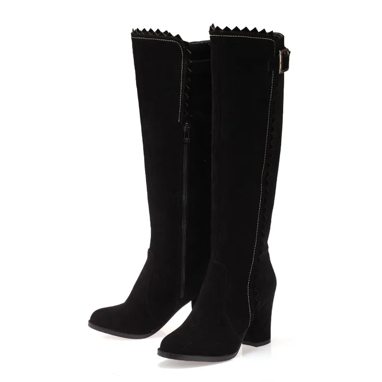 Черный Зимние ботинки; botas mujer; женские ботинки; модные мотоциклетные ботинки Martin; Outono Inverno Botas De Couro Femininas; 721 - Цвет: Черный