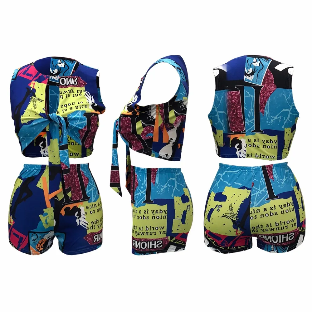 Комплект спортивной одежды Adogirl женский из 2 предметов модный пикантный