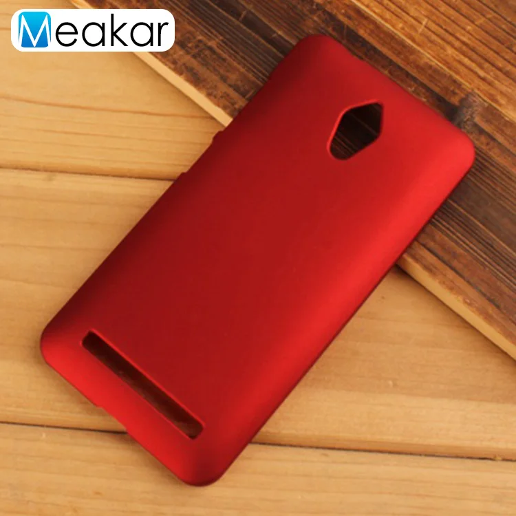 Матовая Пластик Coque 5.0For Asus Zenfone Go Zc500Tg чехол для Asus Zenfone Go Zc500Tg телефона чехол-лента на заднюю панель - Цвет: red