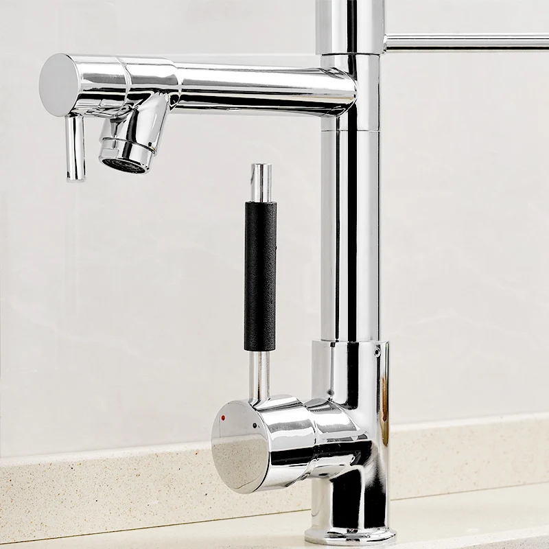 Fapully многофункциональные смесители для кухни с одним носиком и хромированной