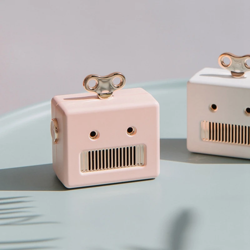 Портативный ретро Робот Форма Bluetooth динамик мультфильм мини открытый