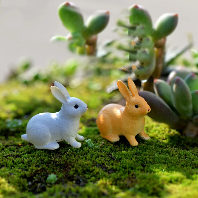 1 шт. миниатюрный Кролик для бега сидячий заяц аксессуары сделай сам украшение