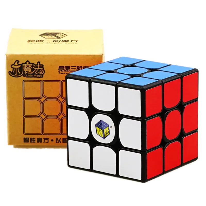Yuxin магический куб 55 5 мм 3x3x3 3x3 скоростной черный/белый/без наклеек головоломка