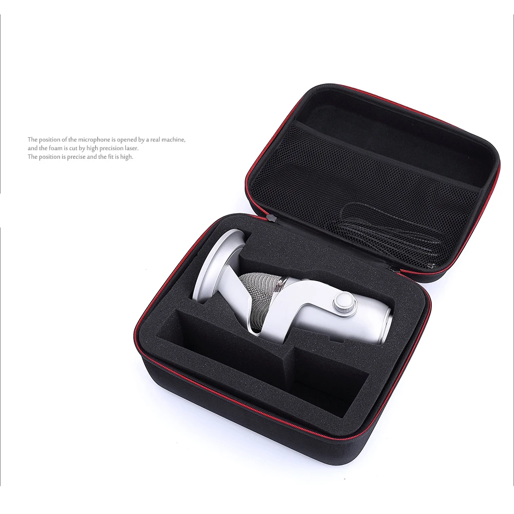 2020 New Top Hard Box Travel Carrying Storage Cover Case For Blue Yeti USB Microphone/Yeti Pro.Blackout Edition and Cable | Электроника
