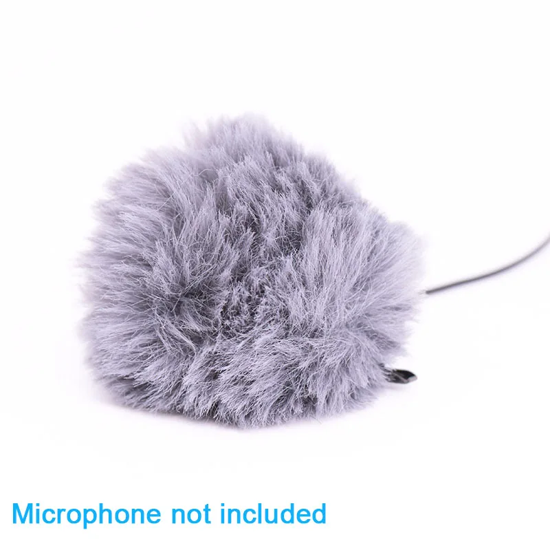 Forzago открытый меховой Микрофон лобового стекла петличный экран для микрофона Boya