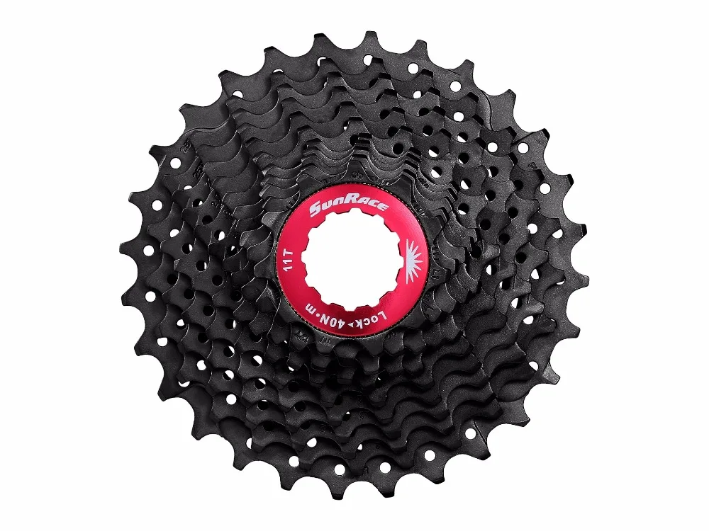 Sunracing CSRX1 11 скоростной велосипед кассета 11-28T 36T черный/Шампанское подходит Sram для