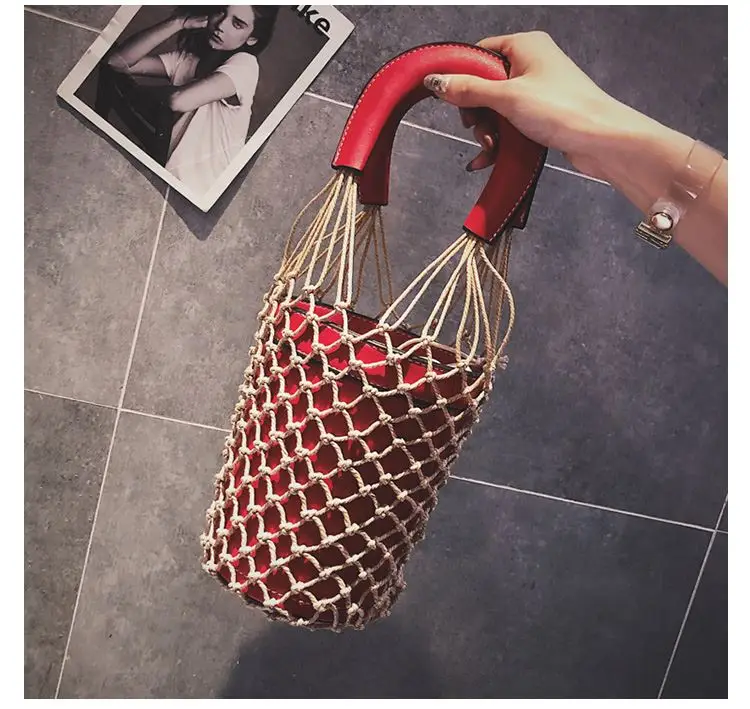 Новинка лета 2019 модная женская Сетчатая Сумка роскошные дизайнерские сумки