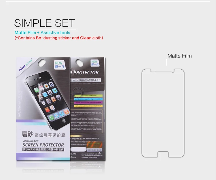 

Nillkin Matte Anti Glare Anti Scratch Screen protector film For Samsung Galaxy Note 5/N920 (5.7 inch) Frosted Protective Film